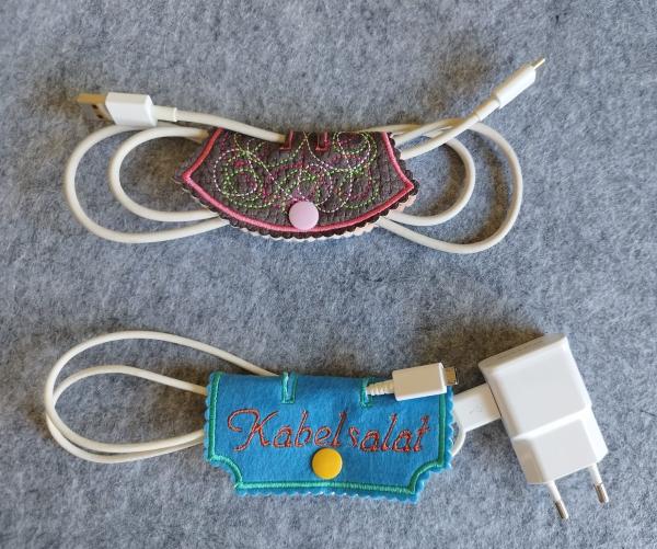 ITH-Stickdatei Kabeltasche Kabelsalat